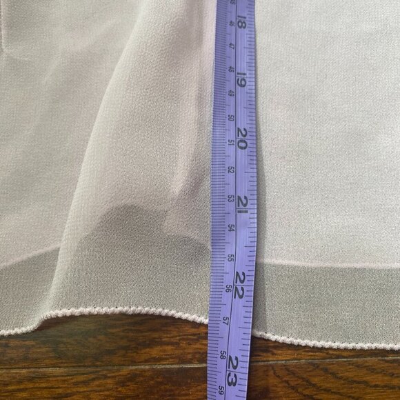 Aritzia Sunday Best Sheer Tie-Front Blouse Women’s Small Light Pink - Picture 8 of 8